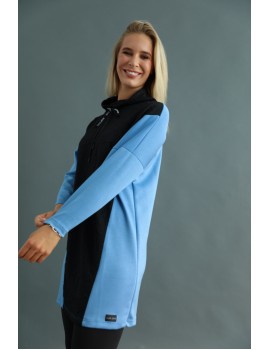 KATIE Jacquard Tunic - Blue