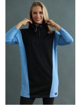 KATIE Jacquard Tunic - Blue