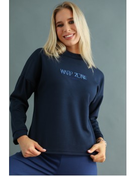 VULANA Top - Dark Blue