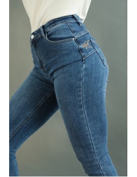 YALA - Embroidered Skinny Jeans