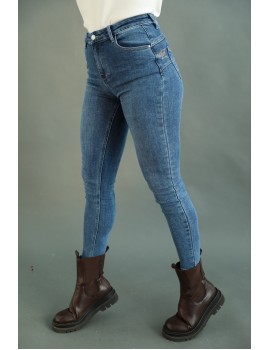 YOTEI - Hímzett Farmernadrág