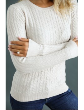 MILENA Knit Top - Beige