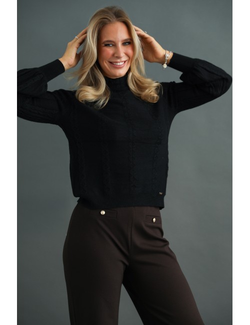 ALIA Kötött Felső - Fekete ALIA Kötött Felső - Fekete