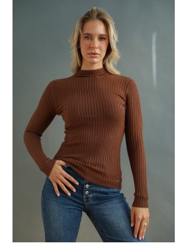 DEBIE Pulover - Brown